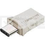 Флешка USB Transcend JetFlash 890S (TS128GJF890S), 128Gb, USB 3.1/Type-C, R/W 70/25, темно-серый, фото2