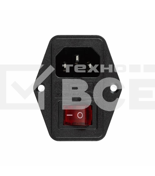 Выключатель клавишный 250V 15А (4с) (ON)-OFF черный Б/Фикс 36-2380 Rexant