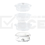 Пароварка электрическая Endever Vita-170, белый/серый, мощность 1000 Вт, объем 11 л, фото6