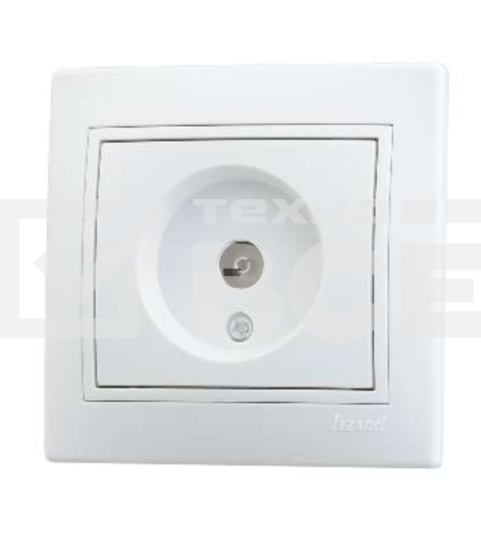 Розетка TV СП Мира оконечная бел./бел. Lezard 701-0202-130