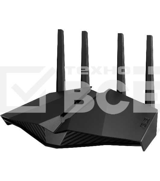 Роутер ASUS RT-AX82U роутер 802.11b/g/n/ac/ax, до 574 + 4804Мбит/c, 2,4 + 5 гГц, 4 антенны, USB, GBT LAN ; 90IG05G0-MO3R10