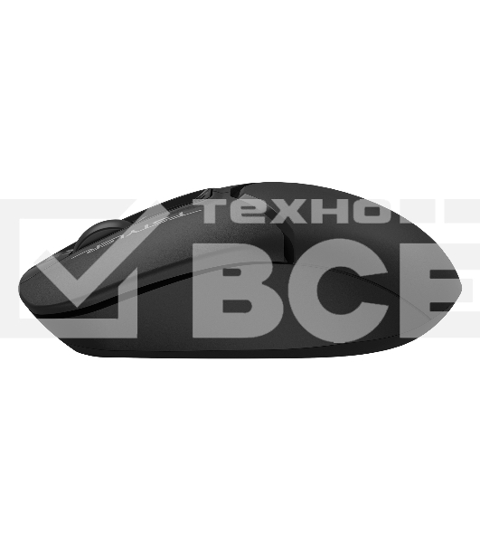Мышь беспроводная A4Tech Fstyler FG12 черный, 1200 dpi, радиоканал, USB, кнопки - 3