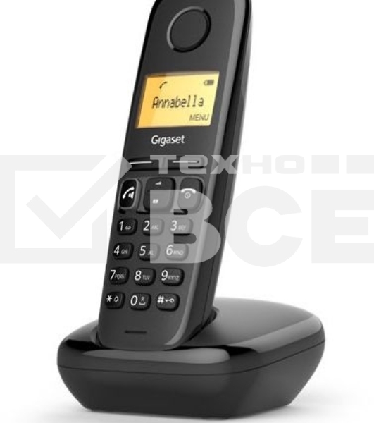 Радиотелефон Dect Gigaset A270 SYS RUS черный АОН