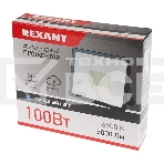 Прожектор светодиодный 100 Вт 200–260В IP65 8000 лм 6500 K холодный свет Rexant, фото2