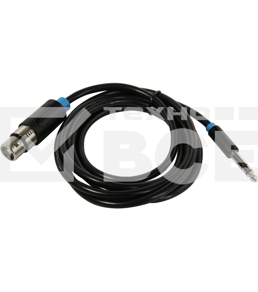 Кабель Vention аудио Jack 6.5 M/XLR F - 2м