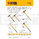 Кирка 2000 г, узкая, фиберглассовая обрезиненная рукоятка 900 мм Denzel, фото 1