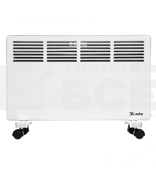 Конвектор MTX КМ-2000.2 белый, 2000 Вт, 25 м2, термостат