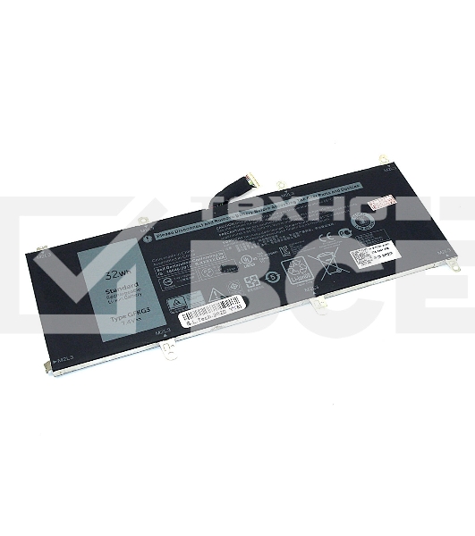 Аккумуляторная батарея для планшета Dell Venue 10 Pro 5056 (GFKG3) 7.4V 4220mAh 10pin