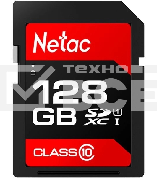 Флеш карта Netac P600 SDHC 128GB U1/C10 up to 80MB/s, retail pack