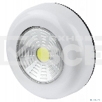 Фонарь светодиодный подсветка SB-101 пушлайт (СОВ 3хААА 1шт в пак.) бел. Трофи Б0052747, фото 1