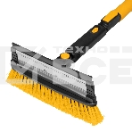 Щетка-сметка для снега со скребком Denzel, телескоп, поворотная голова, водосгон, 900-1200 мм 55308, фото11