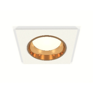 Комплект встраиваемого светильника Ambrella light XC6520004 SWH/PYG белый песок/золото желтое полированное MR16 GU5.3 (C6520, N6113)