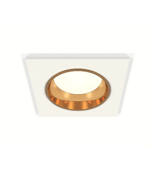 Комплект встраиваемого светильника Ambrella light XC6520004 SWH/PYG белый песок/золото желтое полированное MR16 GU5.3 (C6520, N6113)