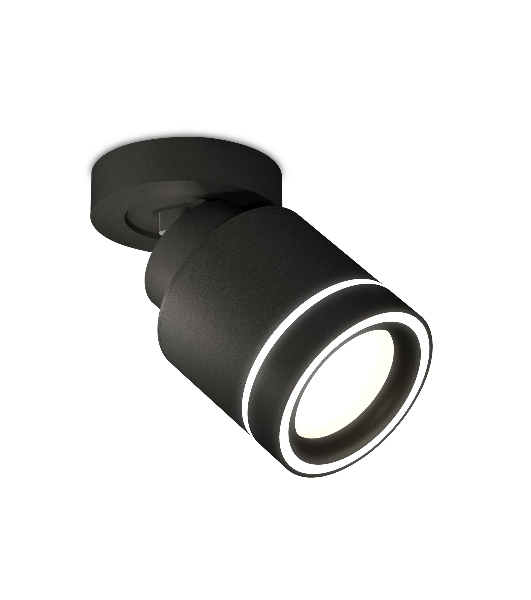 Светильник Ambrella Light XM8111003 SBK/FR черный песок/белый матовый GX53 (A2229, A2106, C8111, N8434)