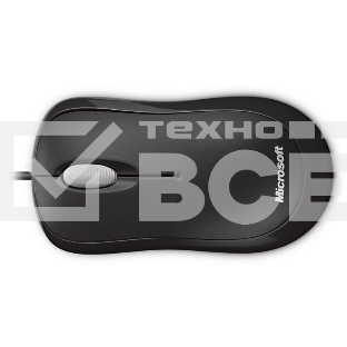 Мышь проводная Microsoft Basic черный, 1000 dpi, USB, кнопки - 3