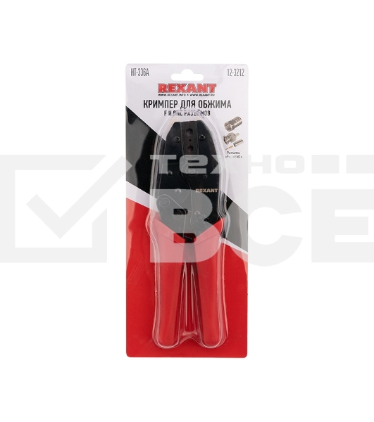 Кримпер Rexant HT-301 A для обжима F и BNC разъемов RG-59, RG-58, RG-62