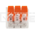 Универсальная компактная клемма Rexant 3-проводная до 4,0 мм² (50 шт./уп.), фото5