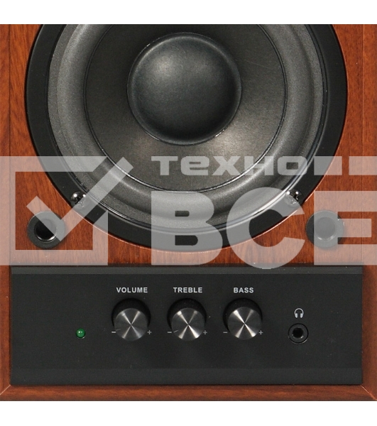 Колонки Sven SPS-702 2.0 коричневый/орех 40Вт