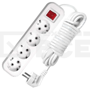 Удлинитель 4х3м с заземл. 16А IP20 S-304 с выкл. ПВС 3х1 UNIVersal 9631990