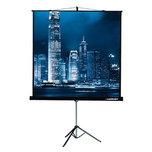 Экран на треноге Lumien 183x244см Master View LMV-100108 4:3 напольный рулонный