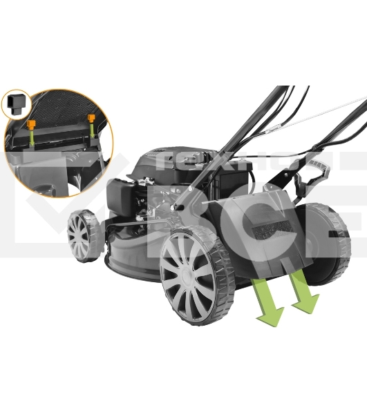 Газонокосилка роторная Carver LMG-3653DMSE-VS (01.024.00011) 3600Вт