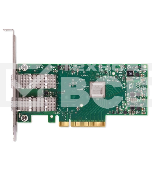 Сетевая карта ConnectX-4 Lx EN network interface card, 25GbE dual-port SFP28, PCIe3.0 x8, tall bracket, SR-IOV, TCP/UDP, MPLS, VxLAN, NVGRE, GENEVE, iSER, NFS RDMA, SMB Direct, ROHS R6