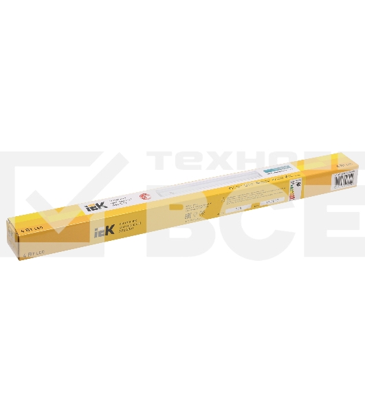 Светильник IEK LDBO0-3001-4-4000-K01светодиодный ДБО 3001 4Вт 4000K IP20 311мм пластик