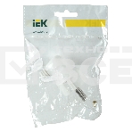 Вилка Iek EVP11-16-01-K01 ВПу11-01-Ст разборная угловая с з/к 16А белая, фото3