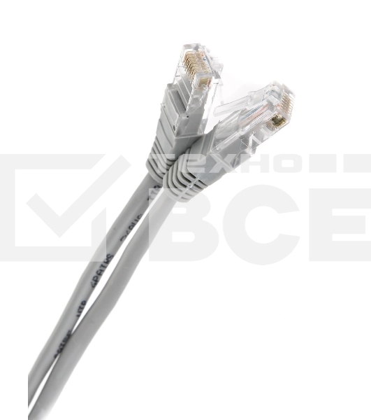 Патчкорд литой 'Telecom' UTP кат.5e 50,0м серый