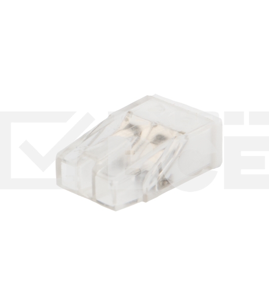 Экспресс-клемма с пастой Rexant СМК 2273-242, 2-проводная 0.5-2.5 мм², прозрачная, блистер (20 шт./уп.)