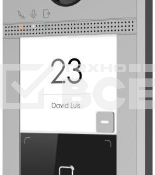 Видеопанель HiWatch VDP-D4211W/Flush