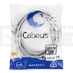 Экранированный патч-корд Cabeus, кат. 5е, экр., F/UTP, RJ45/RJ45, LSZH, AWG24, 5м, серый, фото2