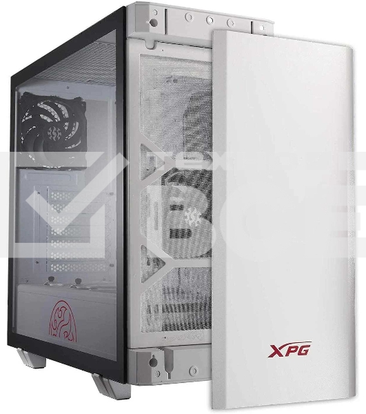 Компьютерный корпус XPG INVADER-WHITECOLOR BOXWORLDWIDE (ATX, подсветка ARGB, 2  вентилятора 120мм, стеклянная боковая панель, ,белый)