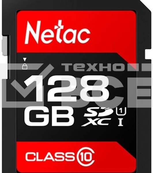 Флеш карта Netac P600 SDHC 128GB U1/C10 up to 80MB/s, retail pack