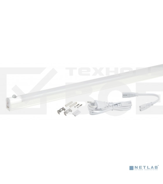 Линейный светодиодный светильник ЭРА LLED-02-12W-4000-MS-W 12Вт 4000K L872мм с датчиком движения