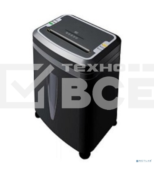 Шредер Office Kit S145 (секр.P-5)/фрагменты/8лист./20лтр./скрепки/скобы/пл.карты/CD