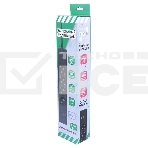Бытовой удлинитель PowerCube, 4р с/з вык.,3USB, 3500 Вт, 16А, 1.9 м, 3*1,0 (черный) PC-7B-2M, фото13