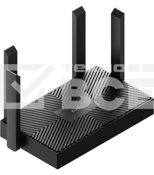 Роутер беспроводной Cudy WR1500 AX1500 10/100/1000 черный