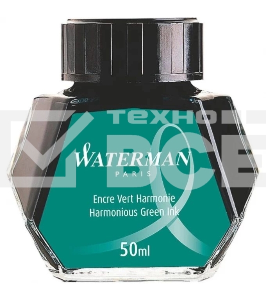Флакон с чернилами Waterman (CWS0110770) Harmonious Green чернила 50мл для ручек перьевых