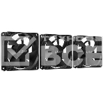 Кулер для ПК PCCooler DN 80 3IN 1 (8080x25mm, 3-pin/Molex, 18.21CFM, 18dBA, 1400RPM, Black, 3pcs), фото2