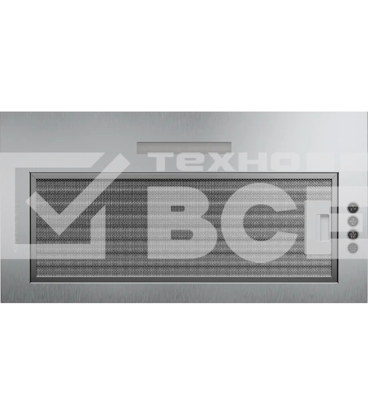 Вытяжка встраиваемая Kuppersberg INTOUCH 60 X, ширина 54 см, отвод/рециркуляция, 650 м3/час, 3 скорости, электронное сенсорное управление, светодиодное освещение 1х5 Вт, жироулавливающий фильтр, угольный фильтр KF-T (опция), 41 дБ, цвет: нержавеющая сталь