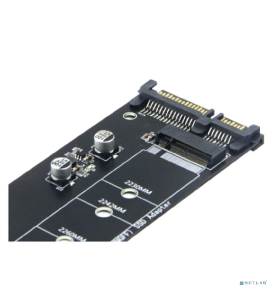Адаптер Gembird для SSD M.2 SATA в разъем SATA Cablexpert EE18-M2S3PCB-02, коробка
