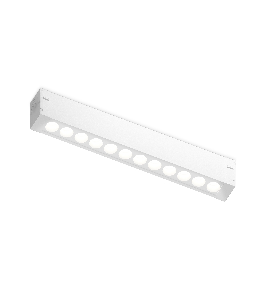 Светильник светодиодный трековый для шинопровода Magnetic Ambrella light GL1715 WH белый IP20 12W 4200K 220V 24° 232*25*42 (Без ПДУ)