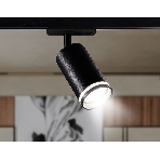 Трековый однофазный светильник Ambrella light GL5202 BK черный GU10 max 12W, фото3