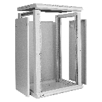 Шкаф телекоммуникационный 19' настенный 18U ExeGate EC-WM-18U.450.G.GREY (19”, 18U, 600x450x901mm (ШхГхВ), передняя дверь закаленное стекло, съемные боковые панели, пыле- и влагозащита IP23, светло-серый RAL 7035, 2 коробки), фото4
