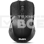 Мышь беспроводная SVEN RX-300 черный, 1000 dpi, радиоканал, USB, кнопки - 4, фото18