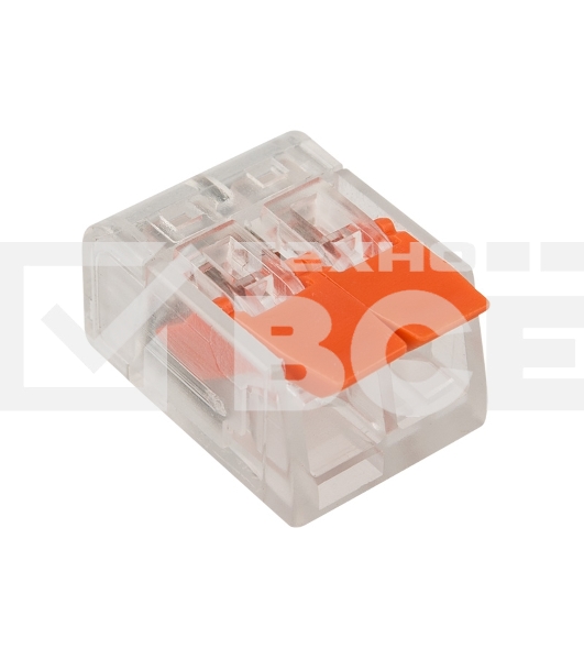 Универсальная компактная клемма Rexant 2-проводная до 4,0 мм² (50 шт./уп.)