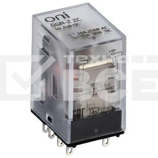 Реле общего назначения OGR-2 2C 24В DC ONI OGR-2-2C-DC24V