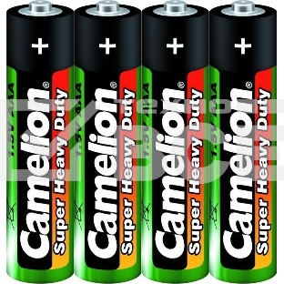 Элемент питания солевой Camelion R R03 (шринка 4шт) 1.5 В