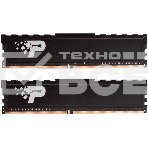 Оперативная память Patriot Signature Premium, DDR4, 32GB (2x16 GB), 2666 MHz, CL19, радиатор, чёрный, фото2